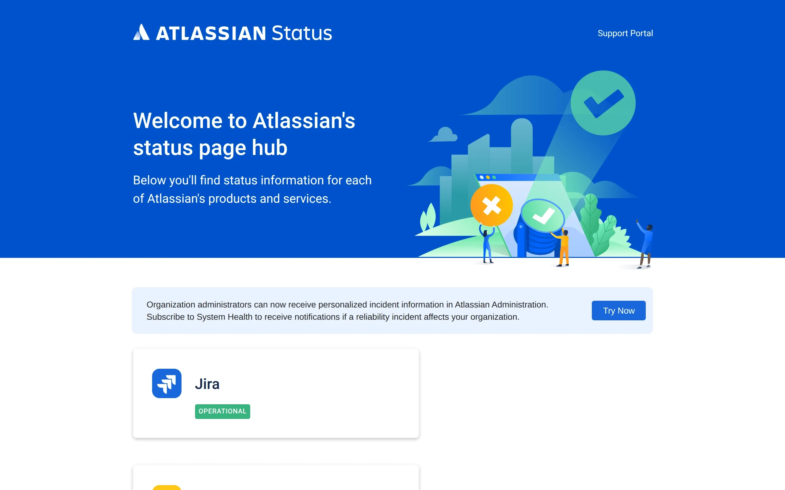 Atlassian: Atlassian Status, captured September 2026